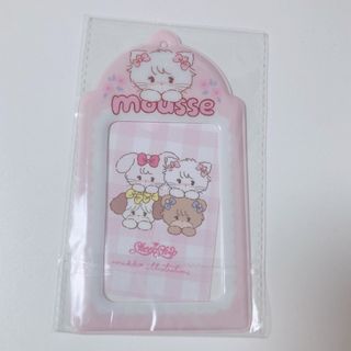 mikko トレカケース　トレカホルダー チェキ　ピンク　ムース ねこ(キャラクターグッズ)