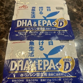 味の素　DHA&EPA ＋ビタミンD  サプリメント　2袋(その他)