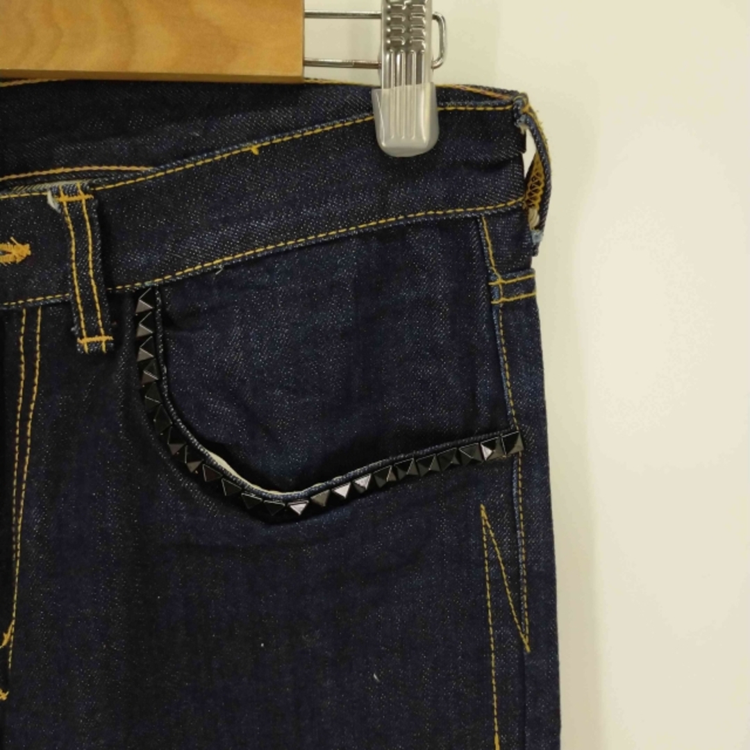 MACKDADDY(マックダディー)のMACKDADDY(マックダディー) スタッズ濃紺デニムパンツ メンズ パンツ メンズのパンツ(デニム/ジーンズ)の商品写真