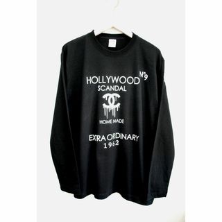 Lサイズ-hollywoodScandalロングTシャツhs42/no9bk(Tシャツ/カットソー(七分/長袖))