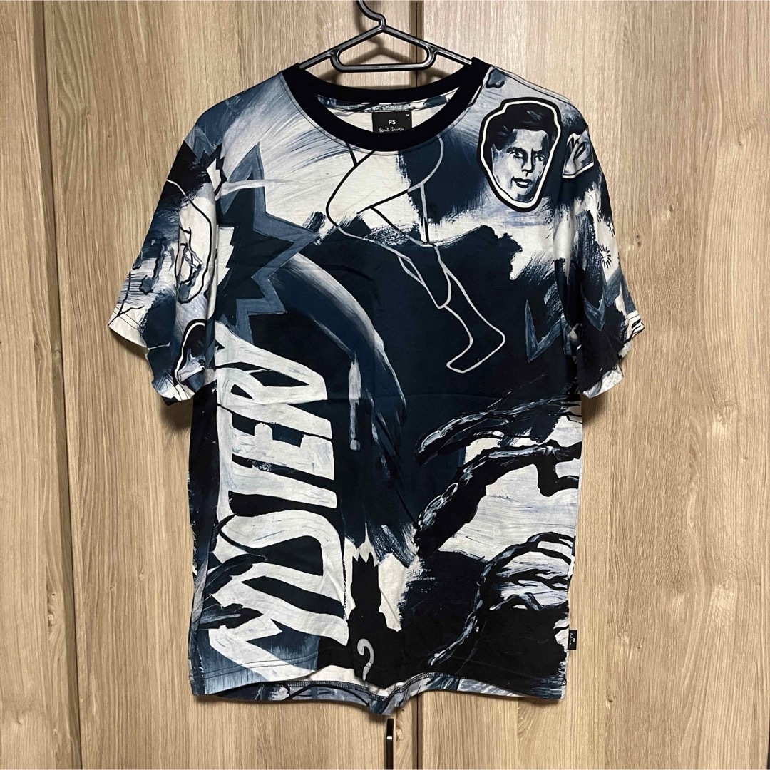 高級品市場 paul 総柄Tシャツ ポールスミス smith トップス