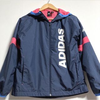 フルジョ系　adidasの長袖ナイロンジャンパー