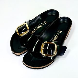 BIRKENSTOCK - 【極美品】ビルケンシュトック マドリッド ビッグバックル サンダル 黒 24.5