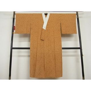 平和屋-こころ店■長襦袢　無双仕立て　成り物　唐辛子　正絹　逸品　AAAC0640Abr(着物)