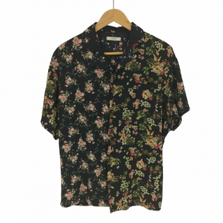 ジュエティ(jouetie)のjouetie(ジュエティ) 花柄 オープン カラー S/S シャツ レディース(シャツ/ブラウス(半袖/袖なし))