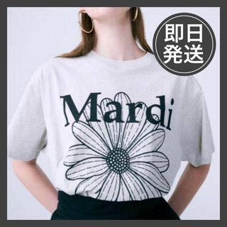 マルディメクルディ mardi mercredi  Tシャツ ブラック(Tシャツ(半袖/袖なし))