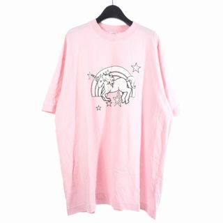 ヴェトモン マジック ユニコーン T シャツ ベビー 半袖 XS ピンク (Tシャツ/カットソー(半袖/袖なし))