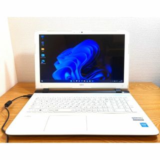 エヌイーシー(NEC)の【期間限定セール】すぐに使える/初心者も安心/Win11/メモリ8G/SSD搭載(ノートPC)