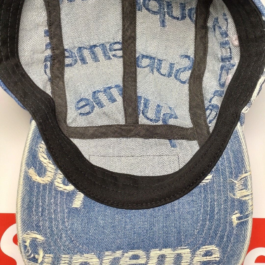 Supreme(シュプリーム)のSupreme SS21 Frayed Logos Denim Camp Cap メンズの帽子(キャップ)の商品写真