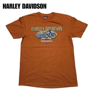 ハーレーダビッドソン(Harley Davidson)のハーレーダビッドソン　アメリカ コロラド州デザイン　Tシャツ　オレンジ(Tシャツ/カットソー(半袖/袖なし))