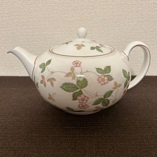 ウェッジウッド(WEDGWOOD)のウェッジウッド　ワイルドストロベリー　ティーポット　Lサイズ(食器)