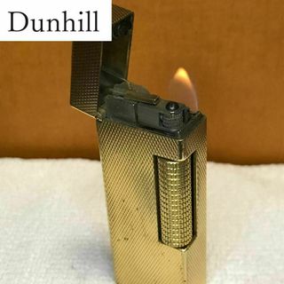 ダンヒル(Dunhill)の★ダンヒル★ ガスライター ゴールド 着火確認 ヴィンテージ品 D28(タバコグッズ)