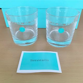 ティファニー(Tiffany & Co.)の未使用　TIFFANY & Co.　スウィング　ロック　グラス　ペア　タンブラー(グラス/カップ)