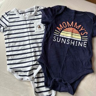 ベビーギャップ(babyGAP)のbaby gapロンパース2枚セット(ロンパース)