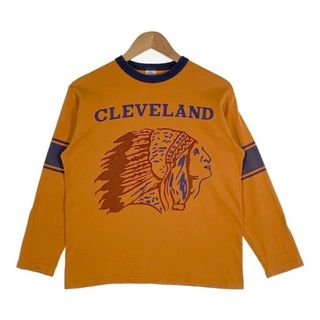 BOOTLEGGERS ブートレガース CLEVELAND ロングスリーブTシャツ オレンジ Size S(Tシャツ/カットソー(七分/長袖))