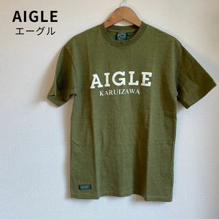 AIGLE - 美品★AIGLE エーグル メンズ Tシャツ 半袖 日本製 綿100％ 丸首