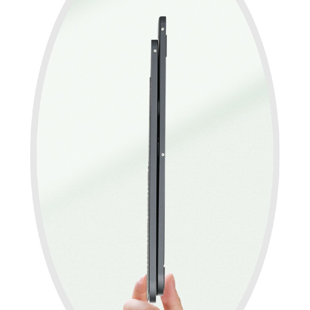 アルミニウム合金 折りたたみ式スマホ  iPad iphone スタンド スマホ/家電/カメラのスマホアクセサリー(保護フィルム)の商品写真
