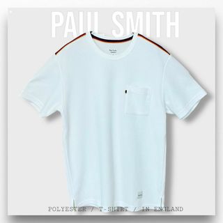 ポールスミス(Paul Smith)の【ポールスミス】サーマル カットソー Tシャツ ワッフル生地 L ホワイト 春夏(Tシャツ/カットソー(半袖/袖なし))