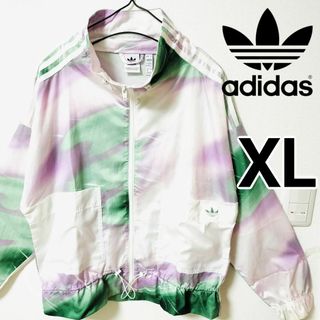 Originals（adidas） - アディダス パステルカラー ナイロン トラックジャケット ブルゾン 女性OT