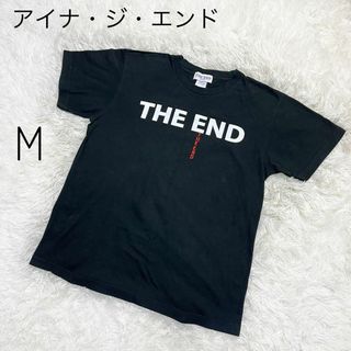 アイナ・ジ・エンド　THE ENDロゴ　赤い涙　M Tシャツ　ブラック(Tシャツ/カットソー(半袖/袖なし))