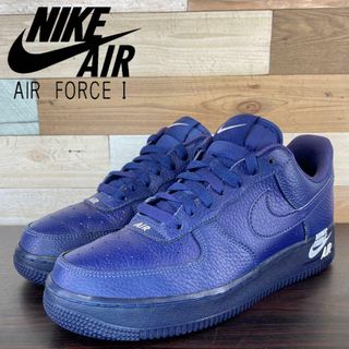 ナイキ(NIKE)のNIKE AIR FORCE 1 07 LTHR BLUE VOID 25cm(スニーカー)