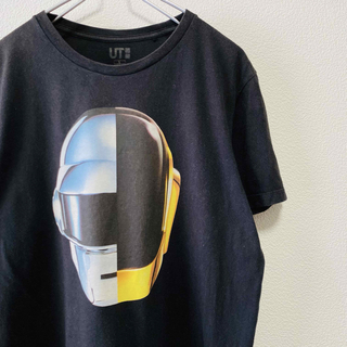 ユニクロ(UNIQLO)のUNIQLO ダフト・パンク（Daft Punk）　ビッグプリント　Tシャツ(Tシャツ/カットソー(半袖/袖なし))