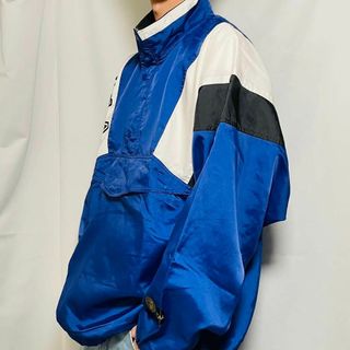 DESCENTE - オールド デサント NCAA アノラックパーカー 裏起毛 ナイロン マルチカラー