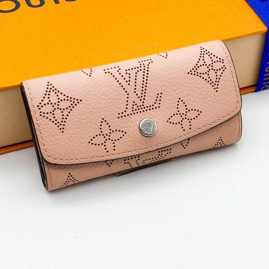 LOUIS VUITTON(ルイヴィトン)のS美品❣ 希少 ルイヴィトン マヒナ ミュルティクレ4 キーケース レディースのファッション小物(キーホルダー)の商品写真