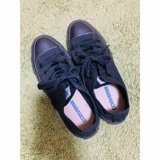 CONVERSE - コンバース スニーカー キャンバス オールスター OX 黒 24.0cm