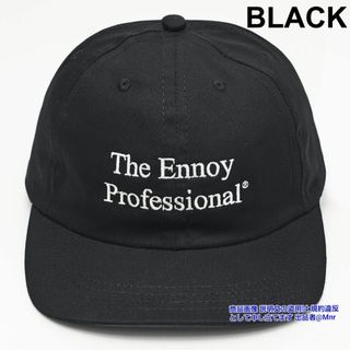 ennoy COTTON CAP BLACK エンノイ コットンキャップ 黒