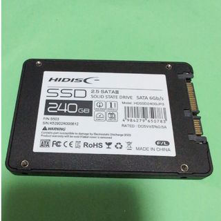 ハイディスク(HIDISC)の240GB SSD 2.5 SATA 6Gb/s(PCパーツ)