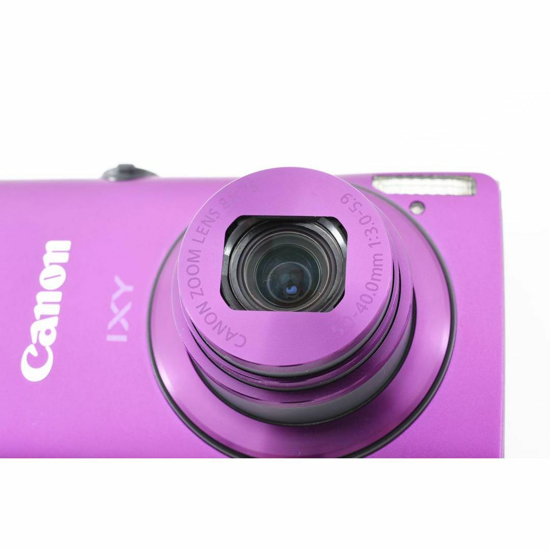 美品　Canon IXY 600F デジタルカメラ　パープル