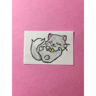 消しゴムはんこ　猫(はんこ)