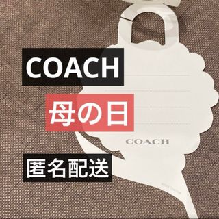 COACH - 【新品未使用】COACH　コーチ　メッセージカード　カーネーション　母の日