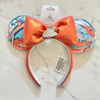 ディズニー(Disney)の海外ディズニー　ミニーカチューシャ　トゥモローランド　新品(カチューシャ)