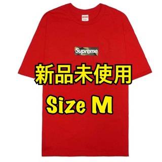 シュプリーム(Supreme)のSupreme Box Logo Tee ボックス ロゴ Camoカモ赤　M(Tシャツ/カットソー(半袖/袖なし))