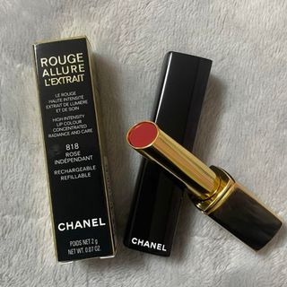 シャネル(CHANEL)のCHANELリップルージュアリュールレクストレ 818本体付き新品未使用(口紅)