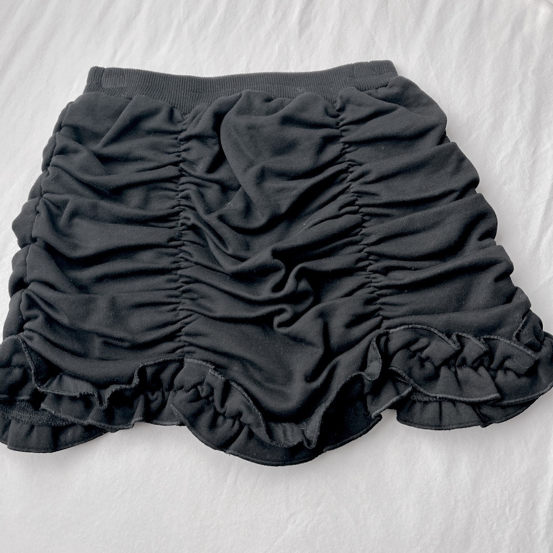 Bibiy スウェット ギャザー スカート レディースのスカート(ミニスカート)の商品写真
