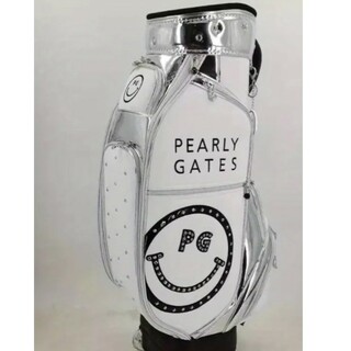 PEARLY GATES - パーリーゲイツ　キャディバッグ　白　ホワイト