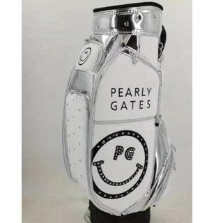 パーリーゲイツ(PEARLY GATES)のパーリーゲイツ　キャディバッグ　白　ホワイト(バッグ)