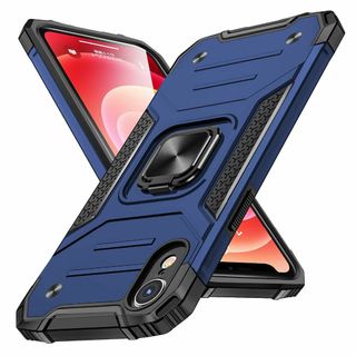 【数量限定】iphone xrケース リング 耐 吸収 米軍MIL レンズ保護 (その他)