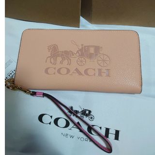 COACH - COACH　長財布　新品　未使用　馬車　レディース