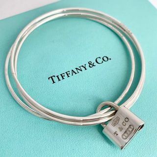 ティファニー(Tiffany & Co.)のティファニー 美品 カデナ トリプルフープ バングル ブレスレット 希少(ブレスレット/バングル)