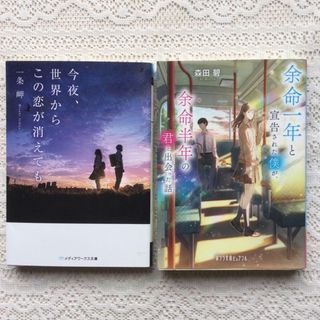 余命一年と宣告された僕が、余命半年の君と出会った話　今夜世界からこの恋が消えても(文学/小説)