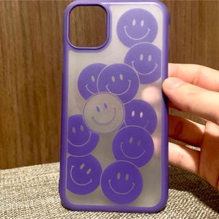 【iPhone11ケース】パープル　紫(iPhoneケース)