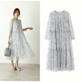 JILLSTUART - チュールレースフラワーワンピース　JILLSTUART 