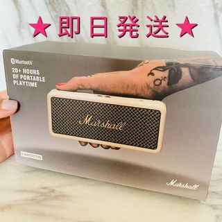 マーシャル(Marshall)のtja Marshall EMBERTON ホワイト ワイヤレススピーカー(スピーカー)