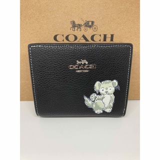 コーチ(COACH)のコーチ二つ折財布　CC920 ハッピードッグ(財布)