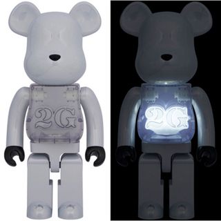 BE@RBRICK 2G WHITE CHROME 1000％(フィギュア)