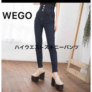 WEGO - 美品❣️WEGO ハイウエストスキニーパンツ Lサイズ